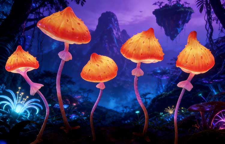 LED Mushroom Light