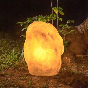 custom solar led stone lights : outdoor garden landscape christmas decor (复制)
