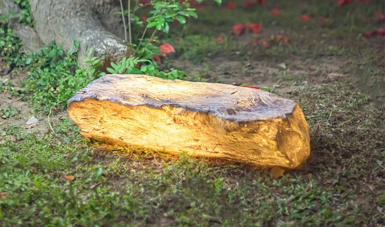 luminous stone for garden