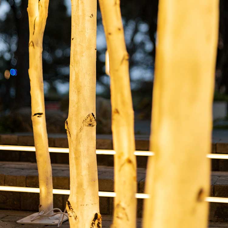 LED Birch Tree Outdoor