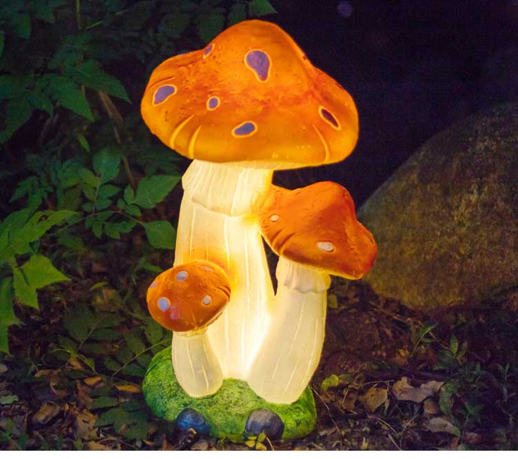 Solar Mushroom Lights