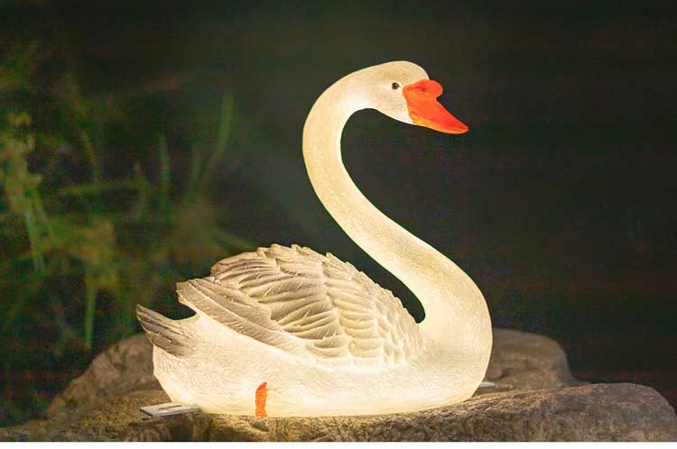 LED Swan Lights