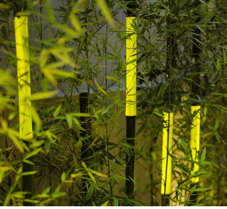 bamboo light fixture